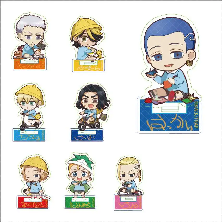 Game Manjiro Draken Hanagaki Takemichi Chifuyu Mitsuya Takashi Acrylic Stand Doll Anime Mini Figure Model Plate Cosplay Toy Gift