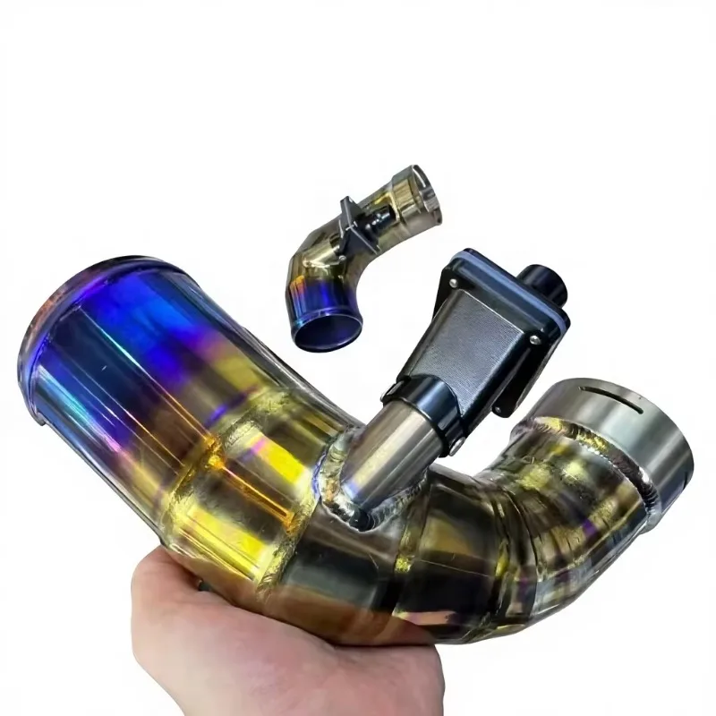 Performance Titanium Alloy Engine Inlet Pipe Intake Tube for BMW F90 M5 M8 S63 4.4L V8 Turbo Upgrade Replacement OEM