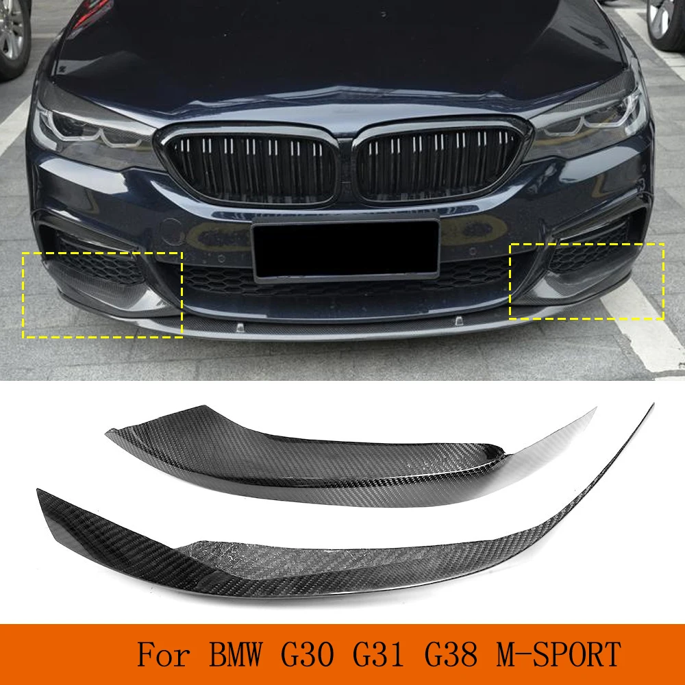 

Carbon Fiber/FRP For BMW 5 Series G30 G31 520i 530i 540i M Sport 2017 - 2020 Car Front Bumper Lip Splitters Only Apron Winglets