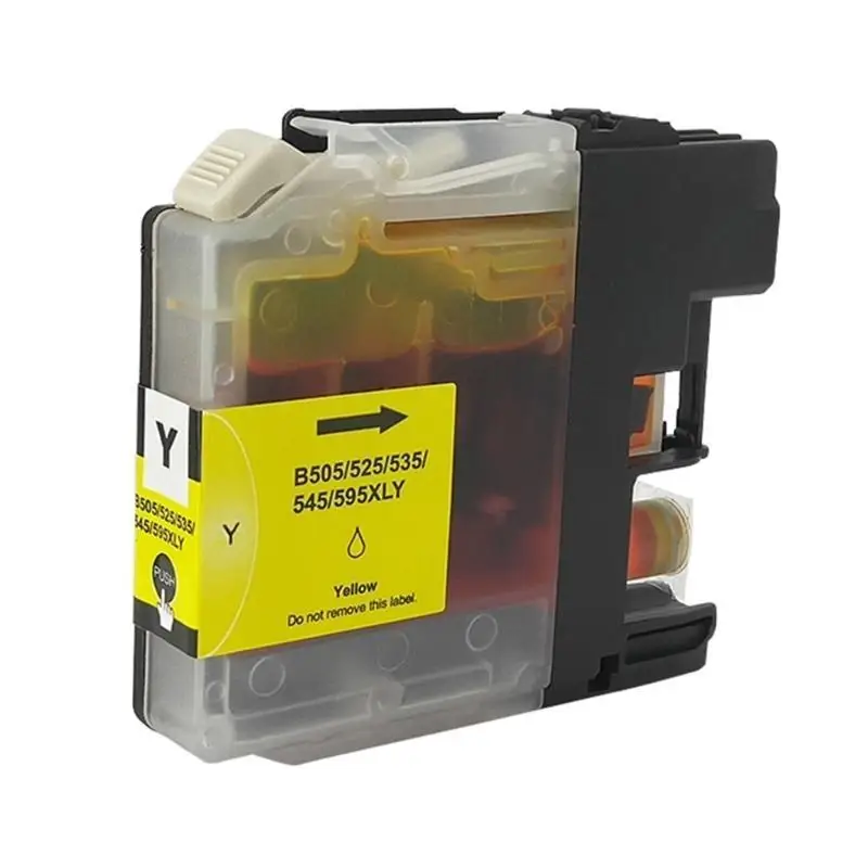 652F 4pcs LC539XL LC535X Compatible Ink Cartridge for Brother DCP-J100/DCP-J105/MFC-J200 Inkjet Printer Prevent Clogging