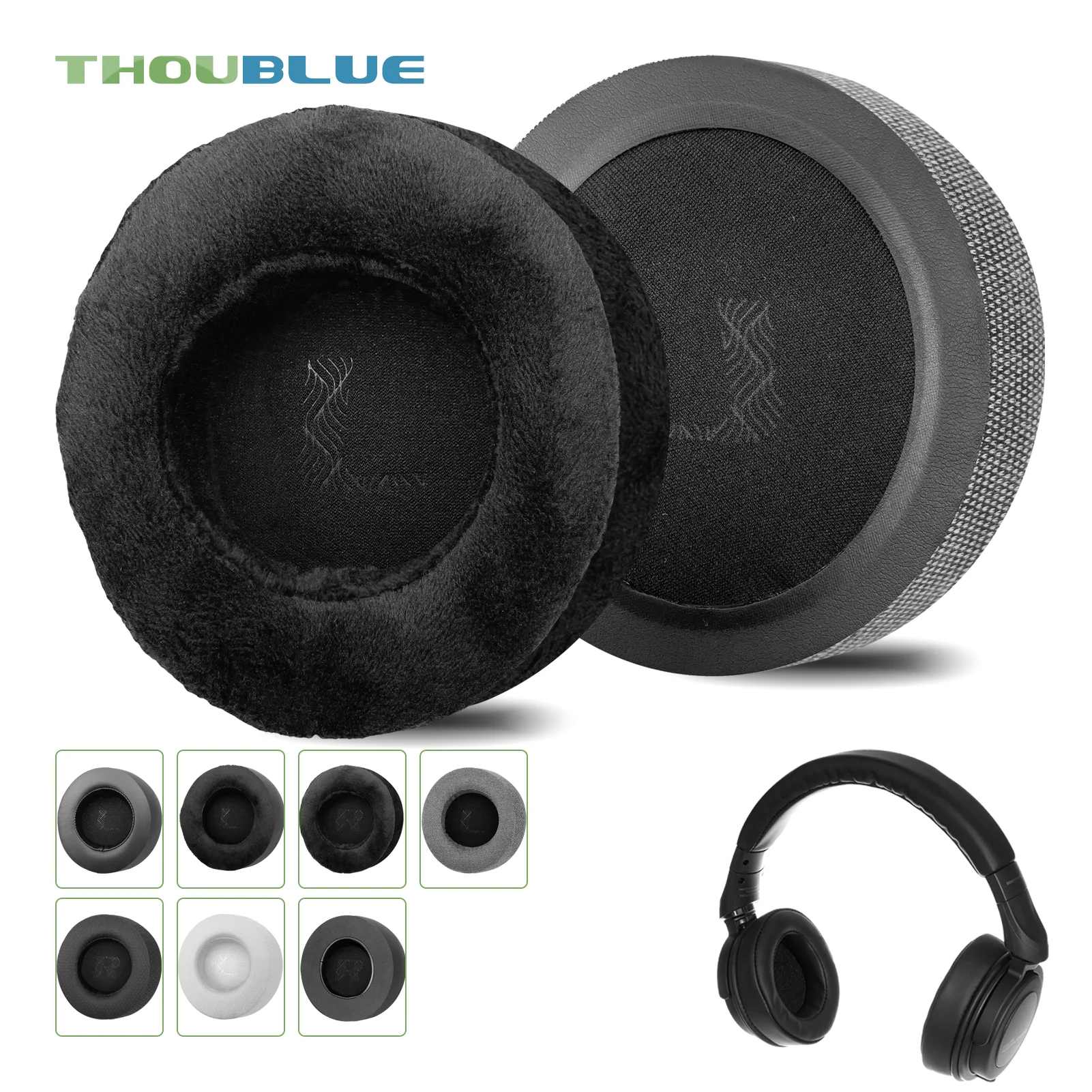 THOUBLUE Replacement Ear Pad for Beyerdynamic DT240Pro DT240 Pro Headphones Earpads Earmuffs Cushion Cover Sleeve