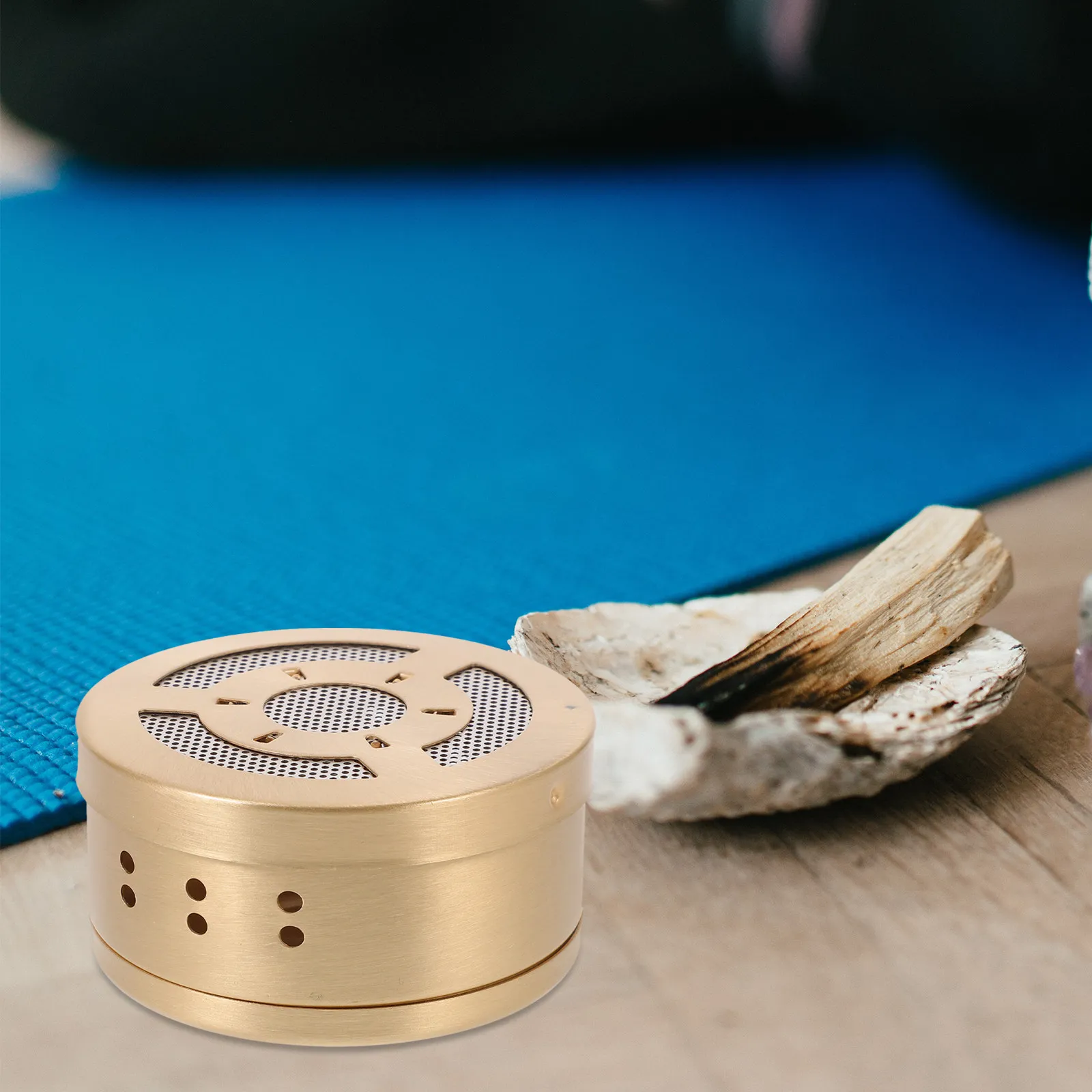 Copper Moxibustion Box Adjustable Temperature Control Portable Size for Elderly Pain Relief Moxa Heat Jar Cold Weather Care