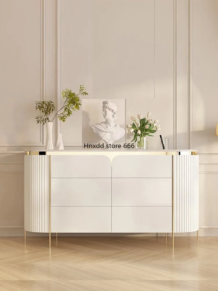 

Storage decorative cabinet High-end paint dining side cabinet Light luxury home entrance cabinet