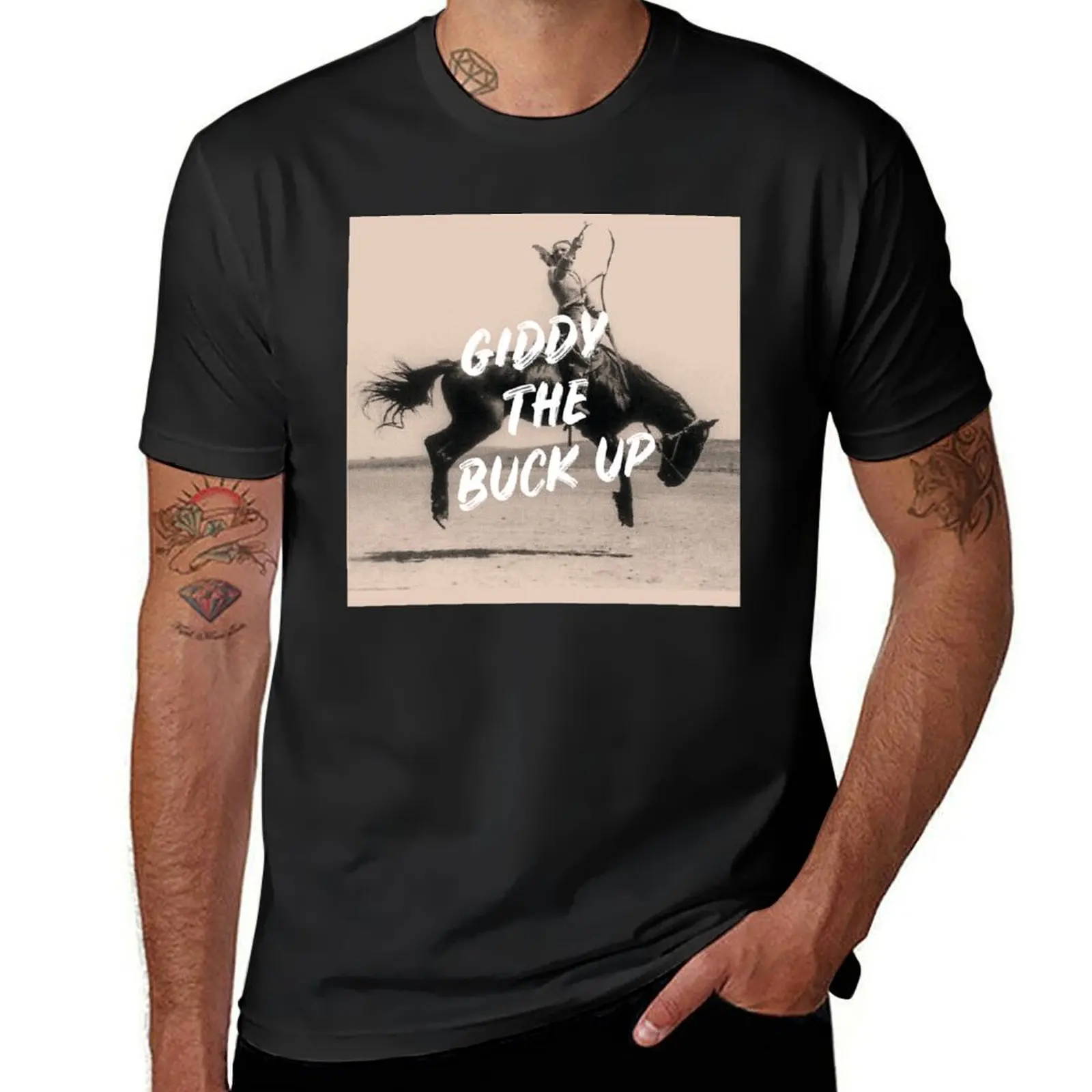 Giddy The Buck Up Cowgirl T-Shirt cute tops cute clothes designer t shirt men