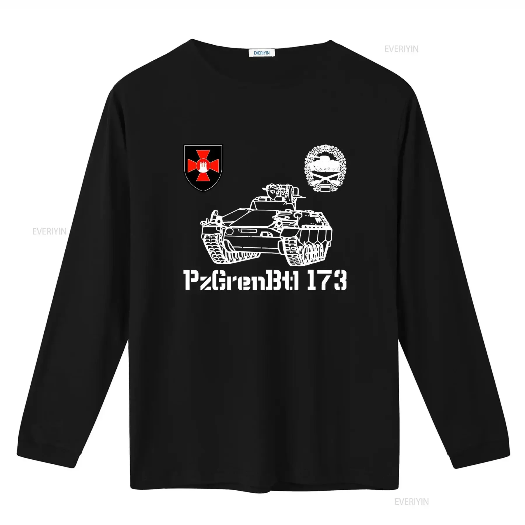 Cool Tank Grenadier Battalion 173 with Shooter Bundeswehr Design T shirt 6612 vintage Washed Top For Everyday Wear Stylish