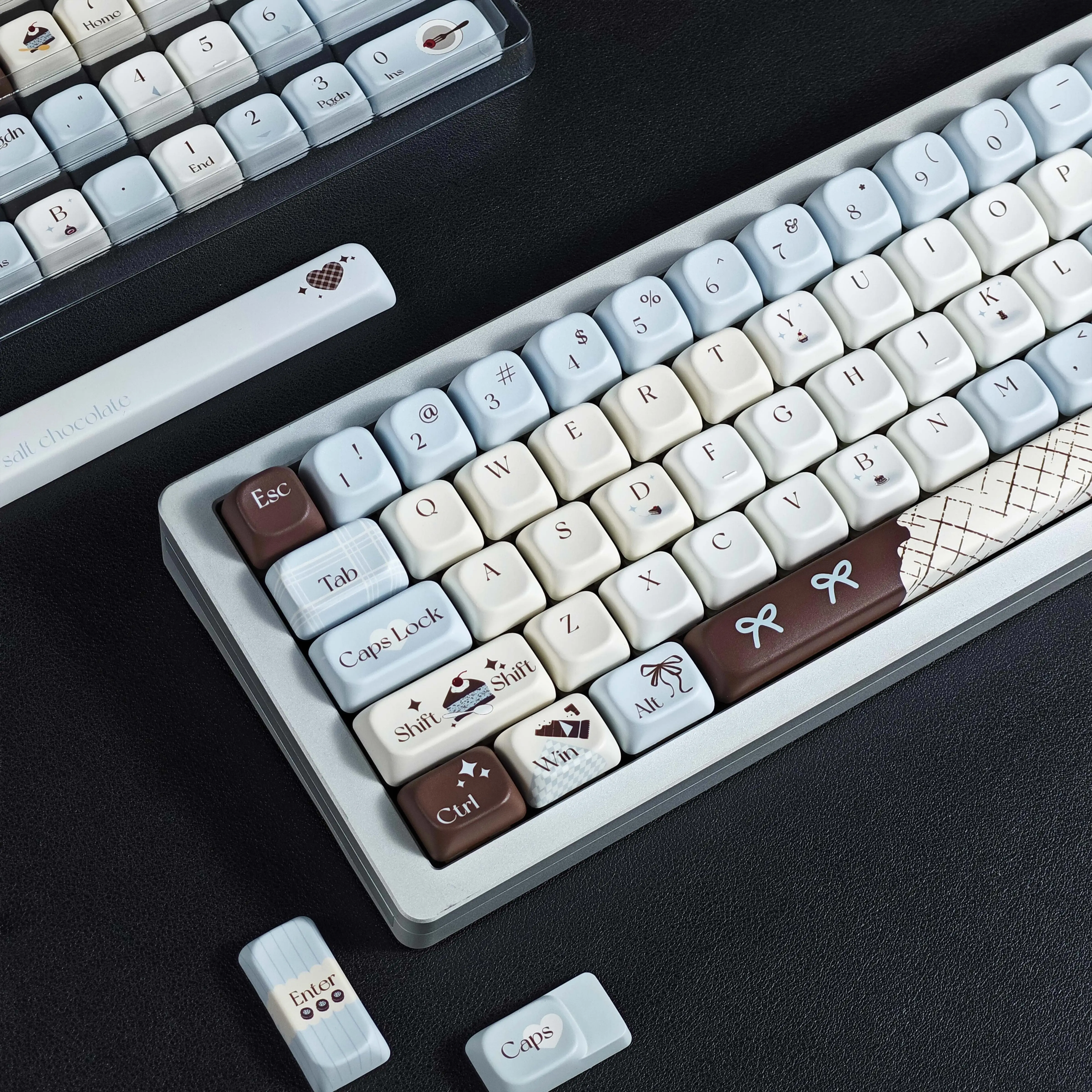 MAIMOOO Keycaps Sea Salt Exquisite FOA Height Pbt Thermal Sublimation Customized Mechanical Keyboard Mint Green Keycaps