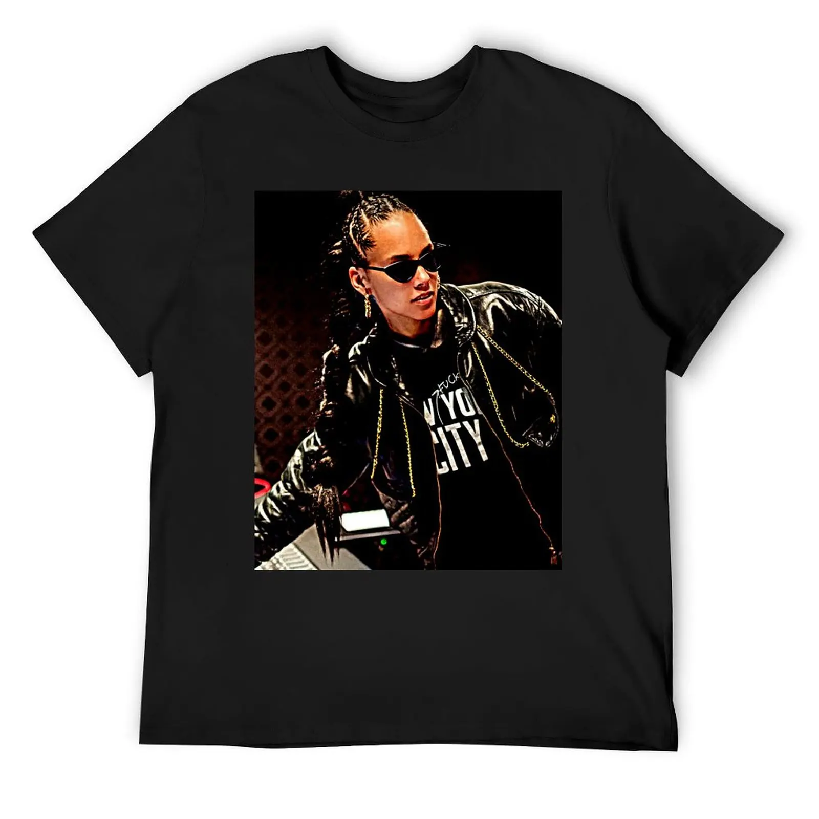 

Alicia Keys T-Shirt customs design your own Clothing Blouse plus sizes t shirts for men cotton