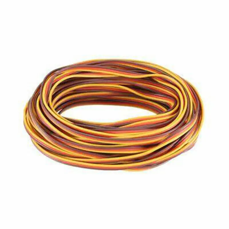 5 metri 16 piedi 20AWG JR Futaba Servo prolunga cavo 100 cavo/0.08TS OD1.7 cavo cablaggio esteso per accessori RC fai da te