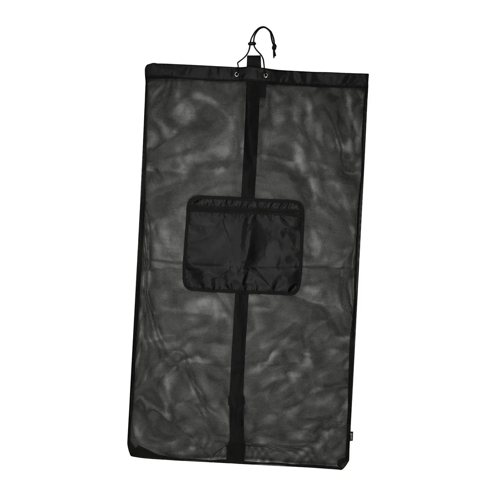 حقيبة أكسفورد كبيرة جدًا لكرة السلة، حقيبة شبكية برباط مع جيب بسحاب للمدربين