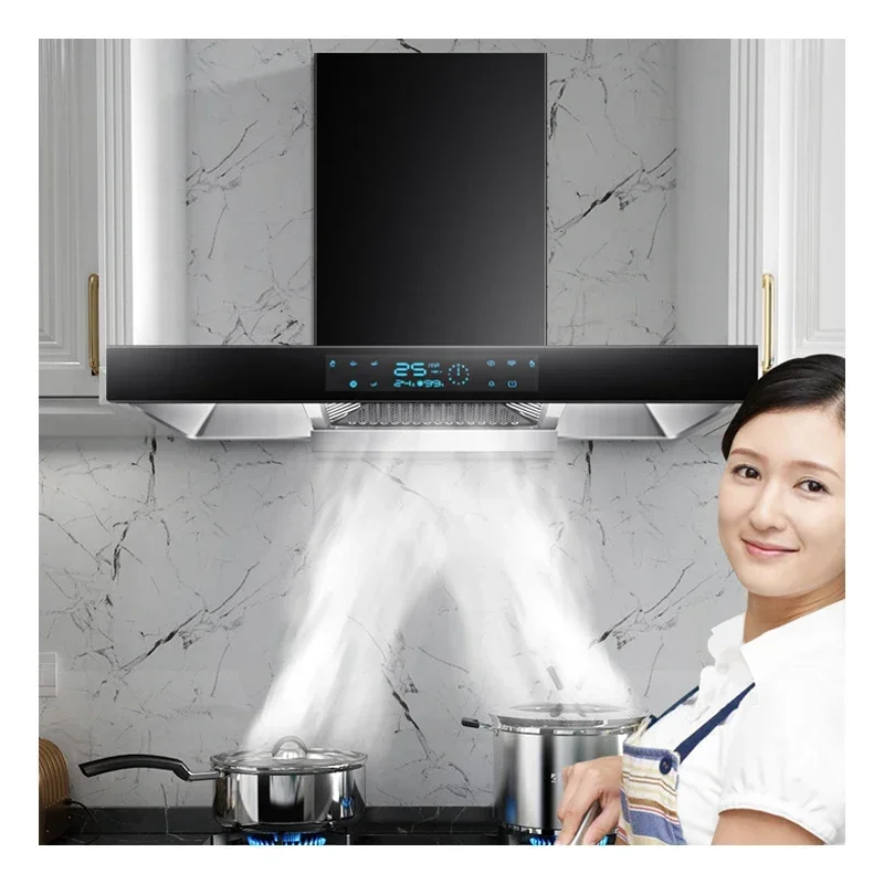 

popular Top Side kitchen chimney range hood household kitchen extractor hood