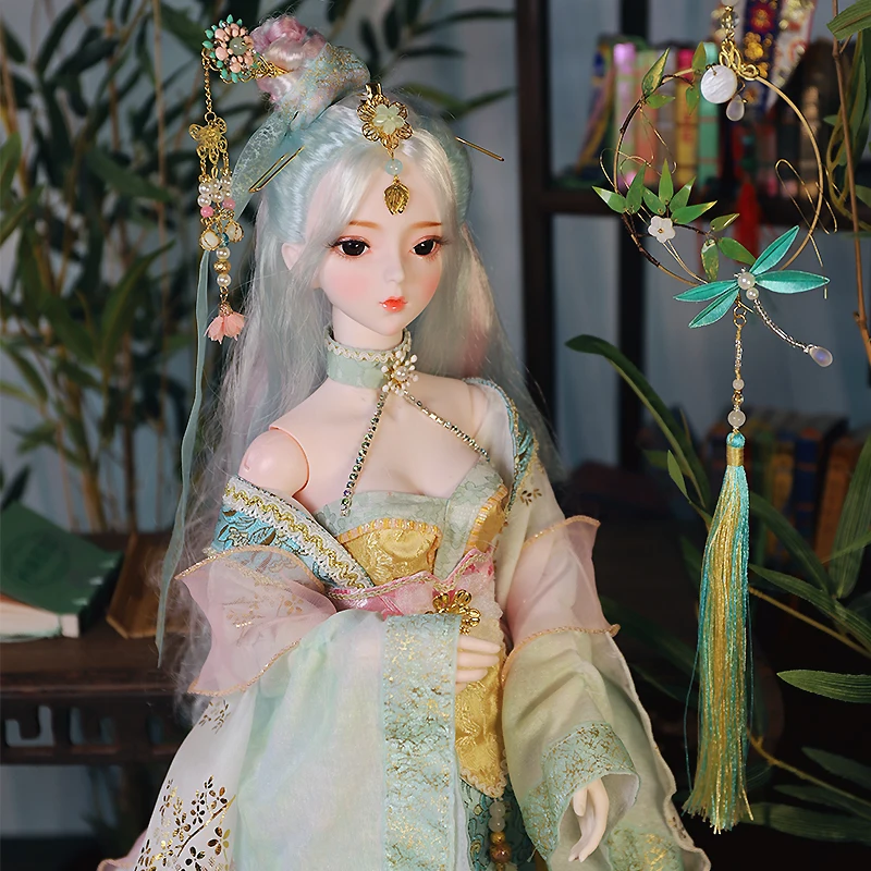 

60cm 1/3 BJD doll China Ancient concubine Mechanical Body Joint with Makeup Including Hair Eyes Clothes High Quality Custom Gift