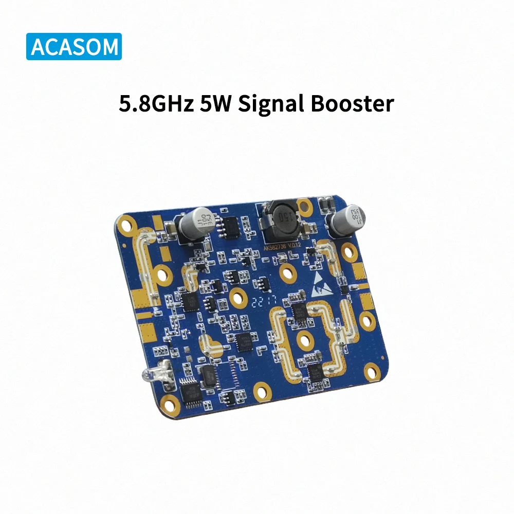 5.8ghz 5w wifi sem fio amplificador de banda larga roteador faixa de potência módulo impulsionador sinal