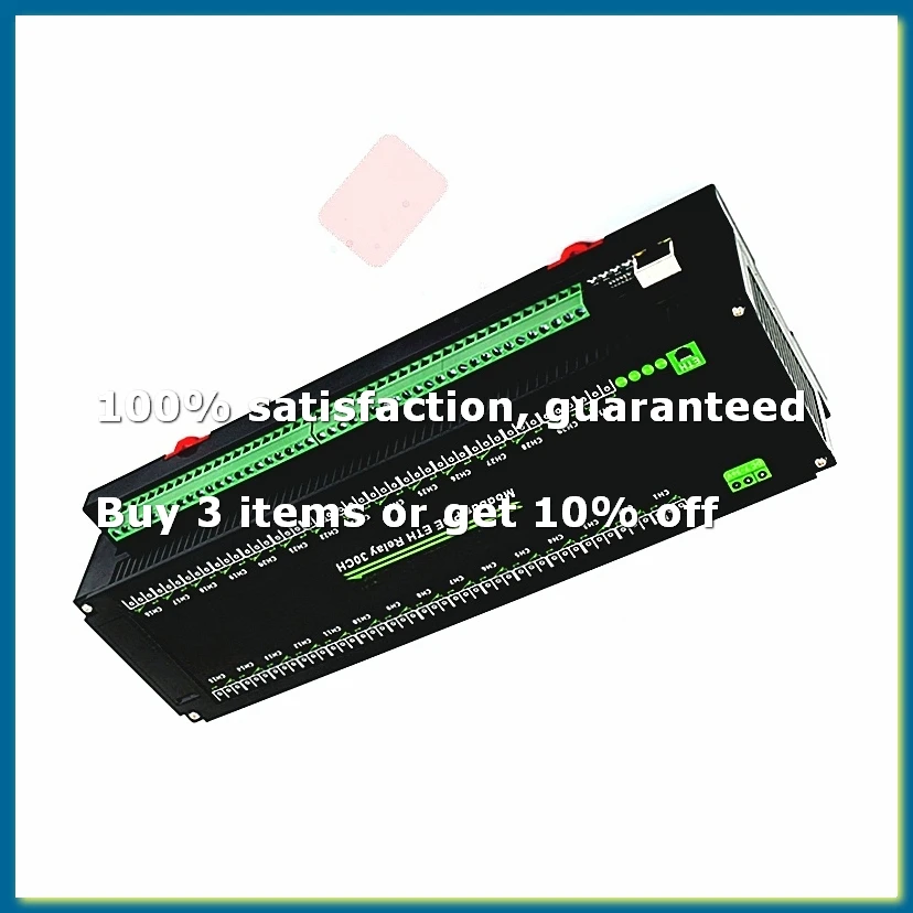 ●30-Ch Ethernet Relay Module, Modbus RTU/Modbus Protocol, PoE Port with Various Isolation Protection Circuits-ABFB