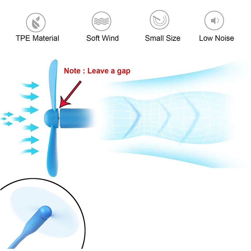 12Pcs Mini Portable Micro Fan Mobile Phone Mini Fan Charging Treasure Cooling Fan USB Gadget Fans Tester For Type-C