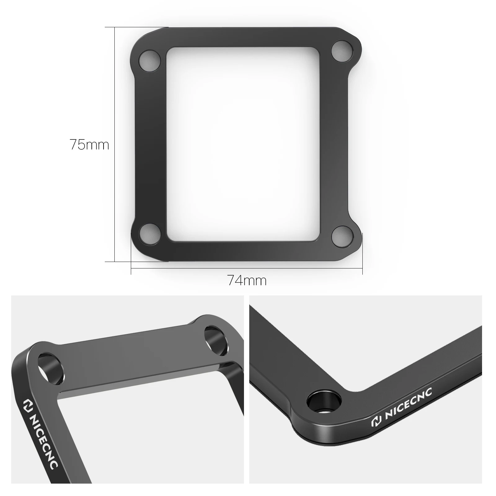 NICECNC For KTM EXC 300 2024 2025 Reed Valve Spacer For KTM EXC 250 XCW 300 SX 250 Husqvrana TE 300 GasGas EC 300 TBI Enduro view 2