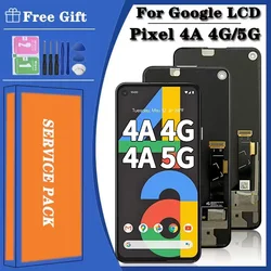 AMOLED Für Google Pixel 4a 4G LCD G025J Display Bildschirm Touch Digitizer Montage Ersatz Für Google Pixel 4a 5G GD1YQ LCD