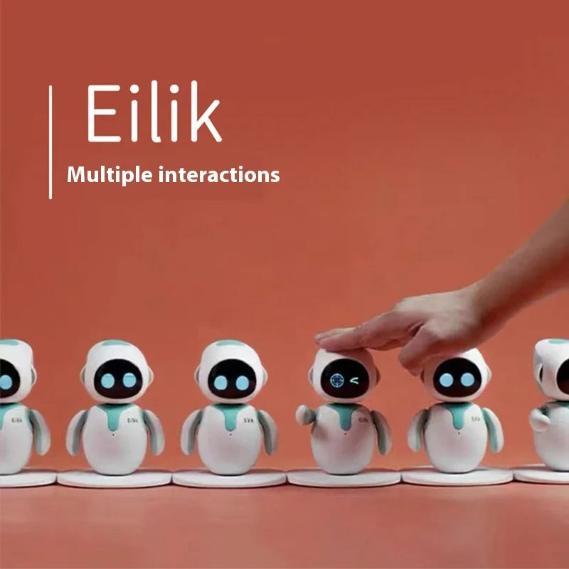 Eilik Classic Smart Robot: Emotional Companion, Interactive Buddy, Desktop Digital Pet, AI Robot, Ideal Gift for Kids