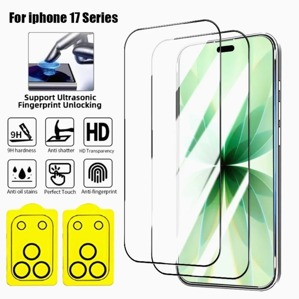 

Защитная пленка для объектива камеры 4 в 1 для iPhone 17 16 15 14 Pro Max Air 16e для iPhone 11 12 13 Pro 16 15 14 Plus