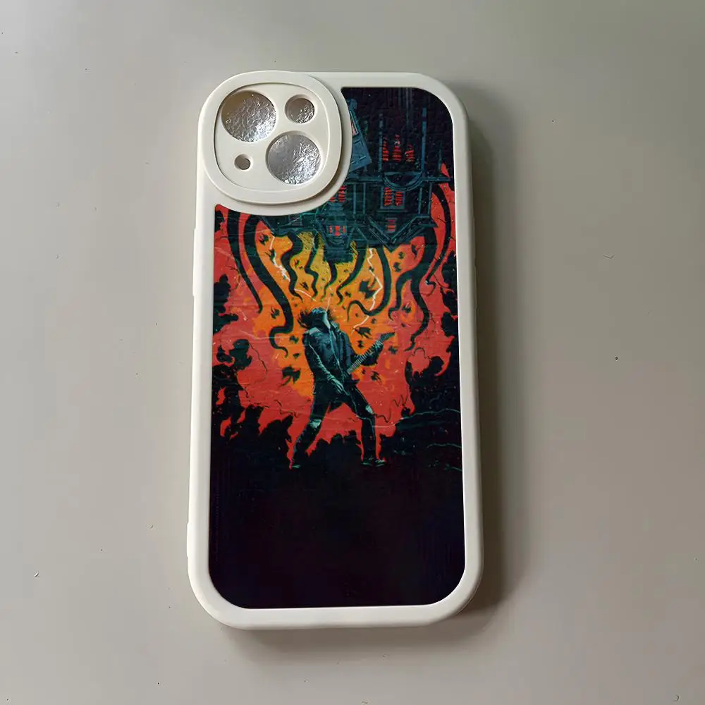 حافظة هاتف Eddie Munson لهاتف آيفون 15 Pro Max 14 Plus 16 Pro 11 13 12 Mini X Xr Xs 7 8 Puls Se غطاء من جلد الخراف #1