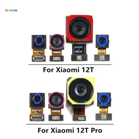Front Rear Back Camera For Xiaomi Mi 12T Pro mi12T 12TPro Camera Module Backside View Replacement Spare Parts