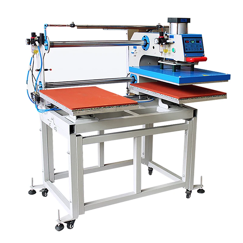 High Productivity 15X15 38*38cm Flat Ironing Logo Automatic Heat Press Machines For T-shirt Premium quality