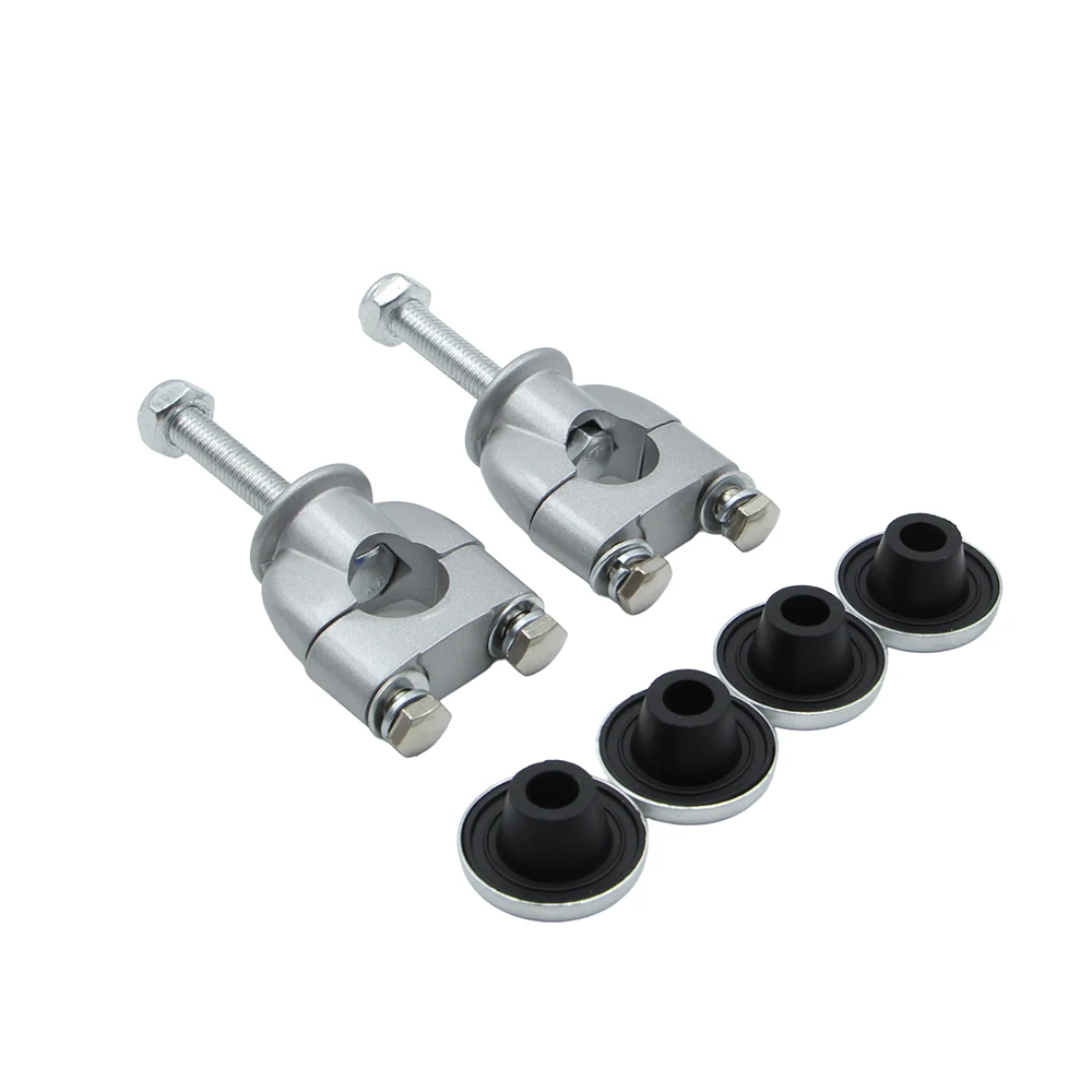 1 Pair 7/8'' Aluminum Motorcycle Handlebar Risers 22mm Handle Bar Mount Clamps Replacement For Dirt Pit Bike Motorbike Parts