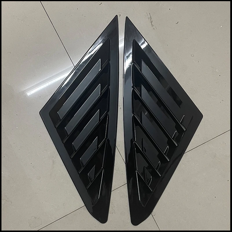 For Ford Focus Sedan 2011-2017 Rear Triangular Window Louvers Shutter Vent Cover Trim Decorative Frame Car Styling Accessories