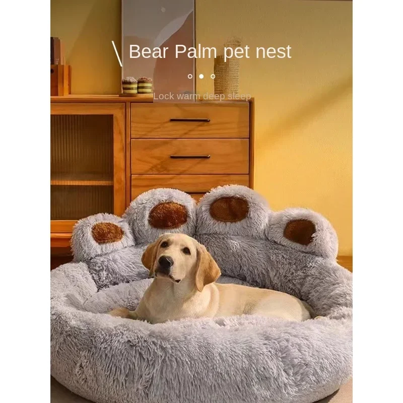 

Super Soft Dog Bed for Winter, Autumn, Warm and Comfortable Pet Sofa for Large Dogs and Cats, Suitable for All Seasons