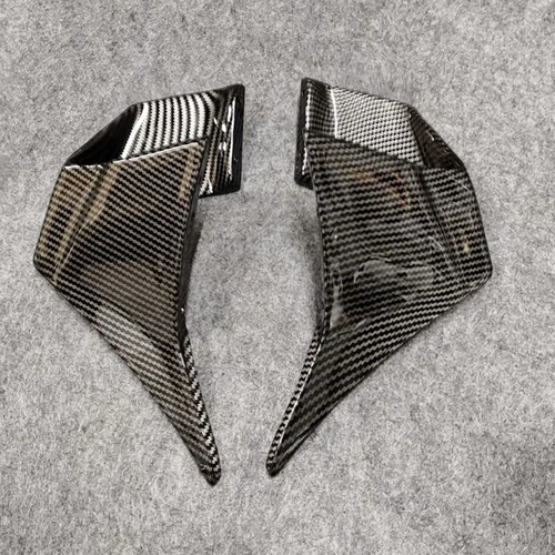 Imagen 2 del producto Para Kawasaki Ninja 400 Ninja400 2018 2019 2020 2021 2022 2023 motocicleta Aero Winglet ala de viento carenado parabrisas alerón rojo