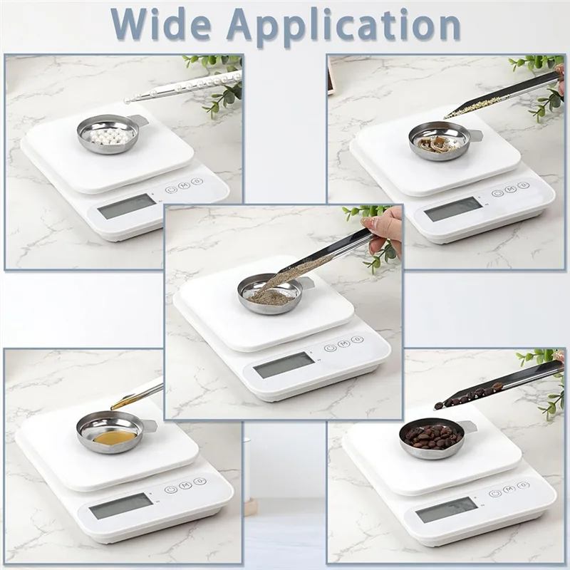 AFOURT-Electronic Scale Tray Mini Scale Trays For Jewelry Liquid Powder Lab Supplies For Jewelry Liquid Powder Laboratory Suppli