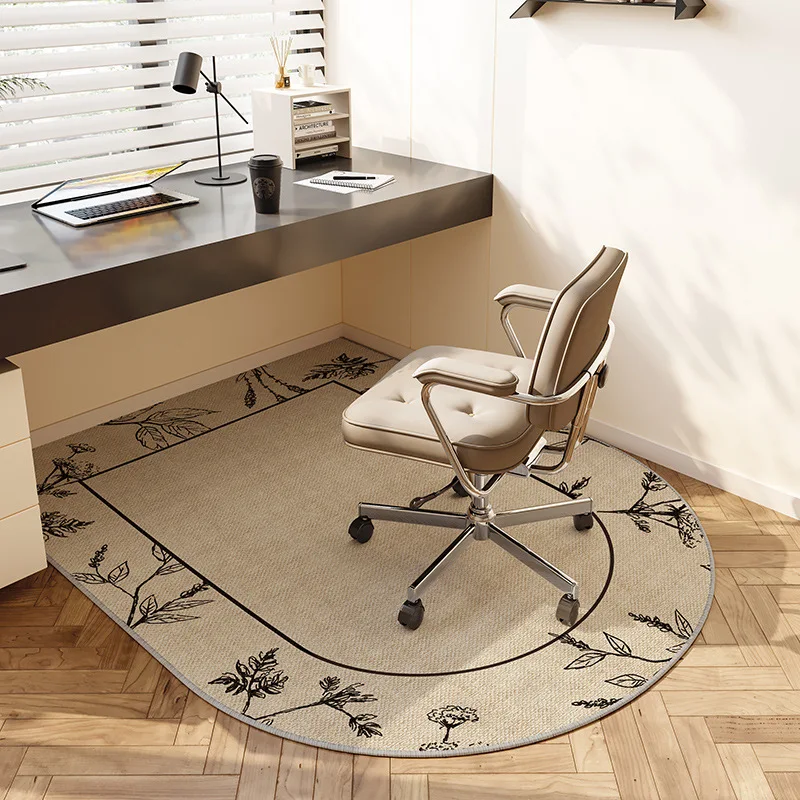 VIKAMA Computer Chair Mat, Bedroom Dressing Table Chair Foot Pad, Study Room Gaming Chair Swivel Chair, Carpet For Home Decor