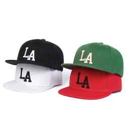 Children LA Letter Embroidery Baseball Caps Hip-hop Hats Spring and Summer Outdoor Adjustable Casual Hats Boy Girl Trave