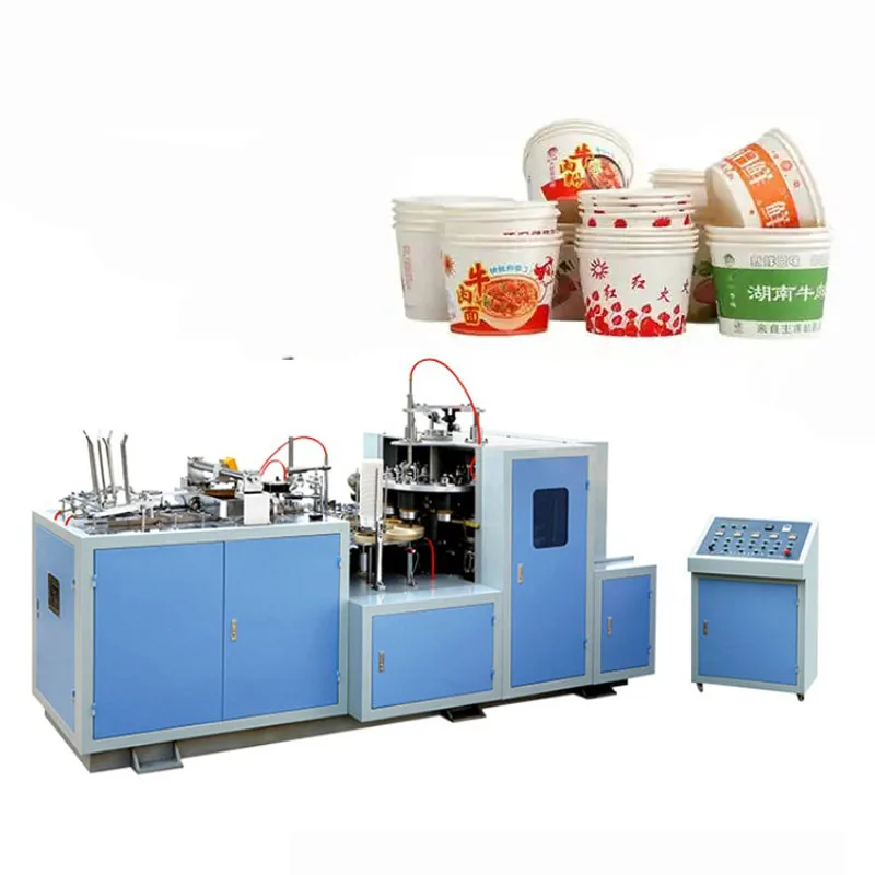 Automatic Middle Speed Automatic Ice Cream Bowl Rice Paper Water Bowl Paper Paper Bowl with Lid Making Machine