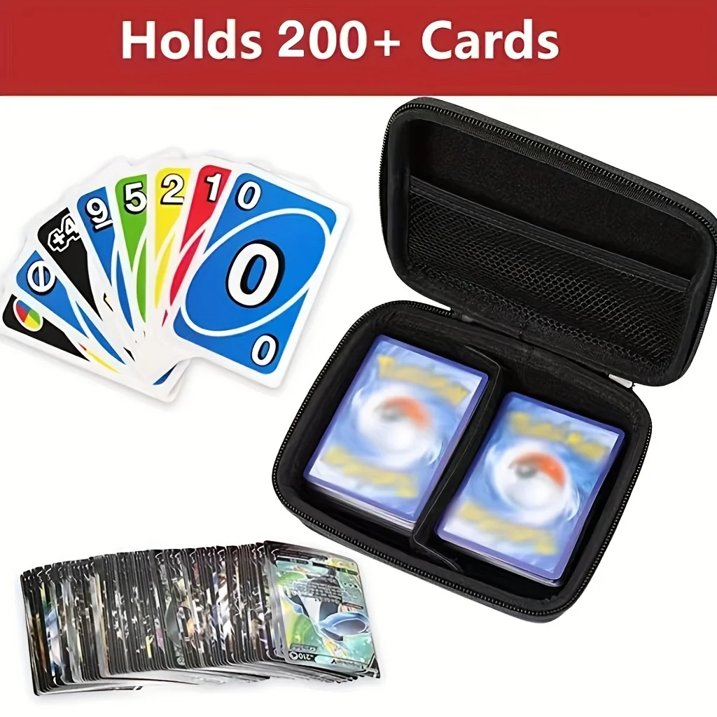 Portable Box Is Suitable For PTCG Card Gift, Hard Shell Storage For Magic MTG , Hold More Than 200 Cards