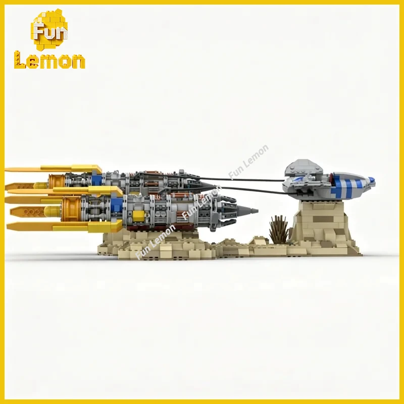 

Гоночная машина Podracer MOC: Конструктор-диорама «Пустынная планета Татуин» для взрослых