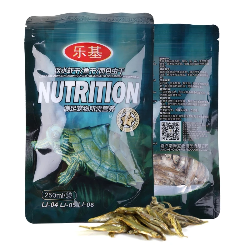 Aquatic for Turtle Food Freshwater Dried Fish for Ornamental Fish Water Turtles Hamsters Small Pets 250ml Bag Drop Shipping