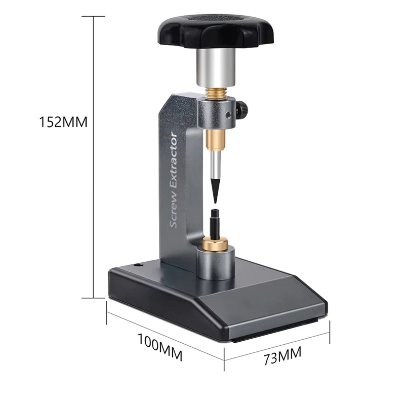 Abkp-extrator de parafuso de óculos óptico, ferramenta de lente, acessórios de cinto de perfuração de metal, remoção de parafuso quebrado, processador de óculos