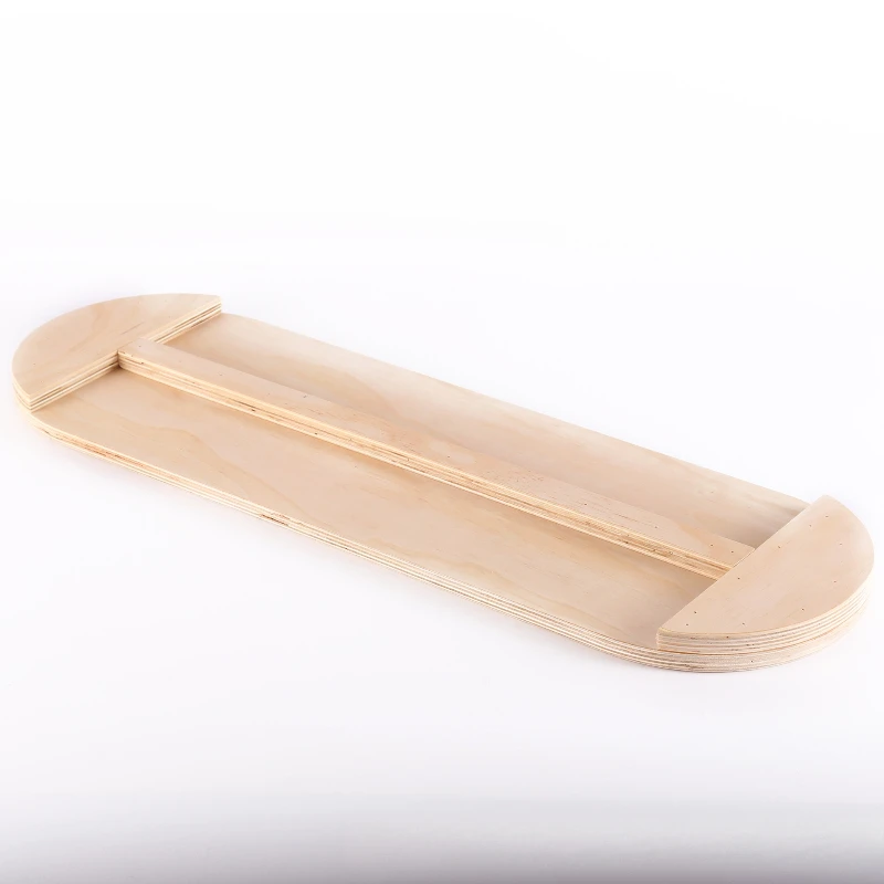 

Roller wooden balance board, home yoga sports wooden board training fitness balance board