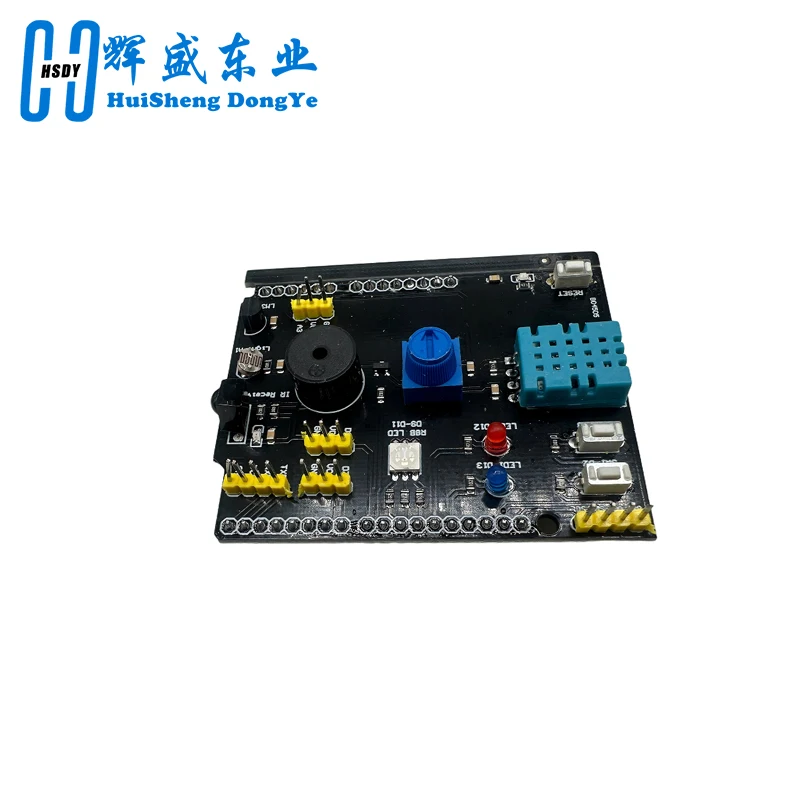 Плата датчика 9 в 1, многофункциональная Плата расширения DHT11 LM35, температурная влажность для Arduino UNO RGB, фотомагнитола с ИК-приемником