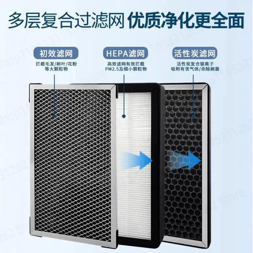 Fresh air system air filter box home commercial fresh air machine filter haze PM2.5 insect proof dust removal