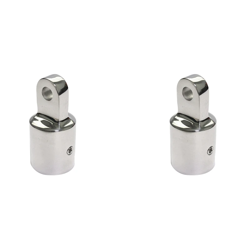 

2X Single Screw 20 мм Eye End Cap Bimini Top Hardware, внешний навес для лодки, яхты