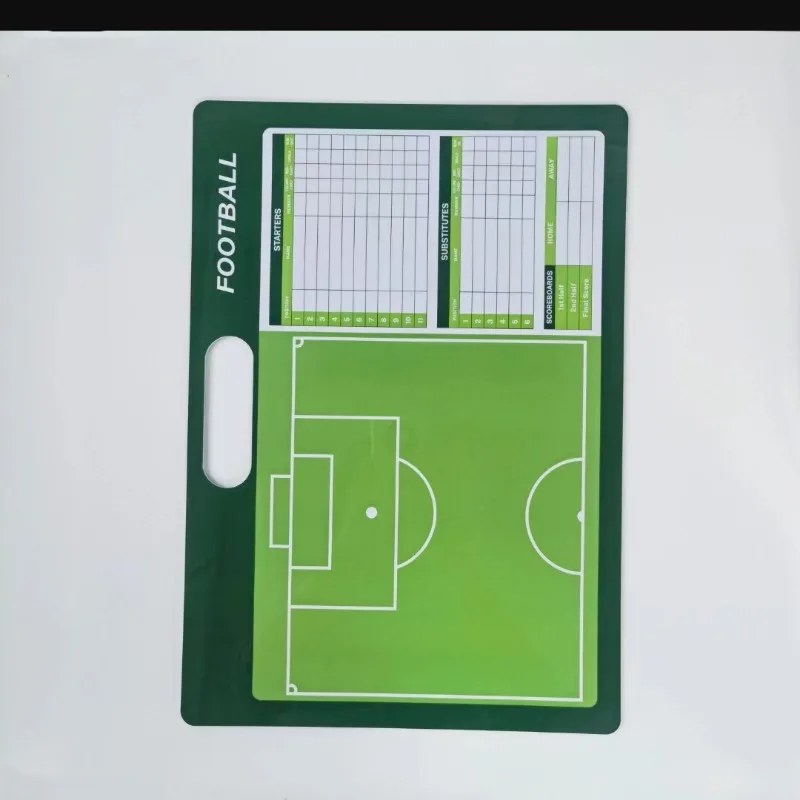 Football Tactical Board PVC Erasable Magnetic Strategy Clipboard Two-side Application Soccer Training Match Coach Accessory