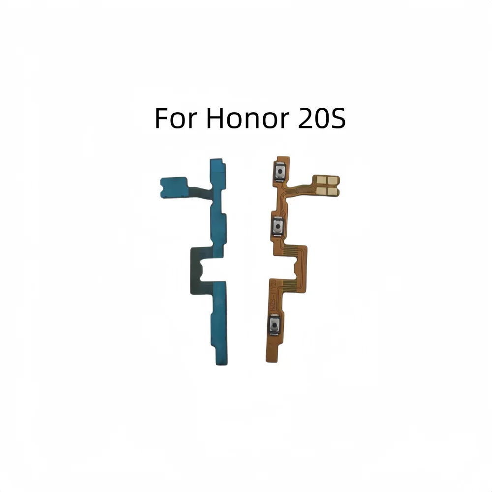 1pcs Power On / Off key Mute Volume Button Ribbon Flex Cable For Honor 20S For Honor 20 Lite Global Replace Part