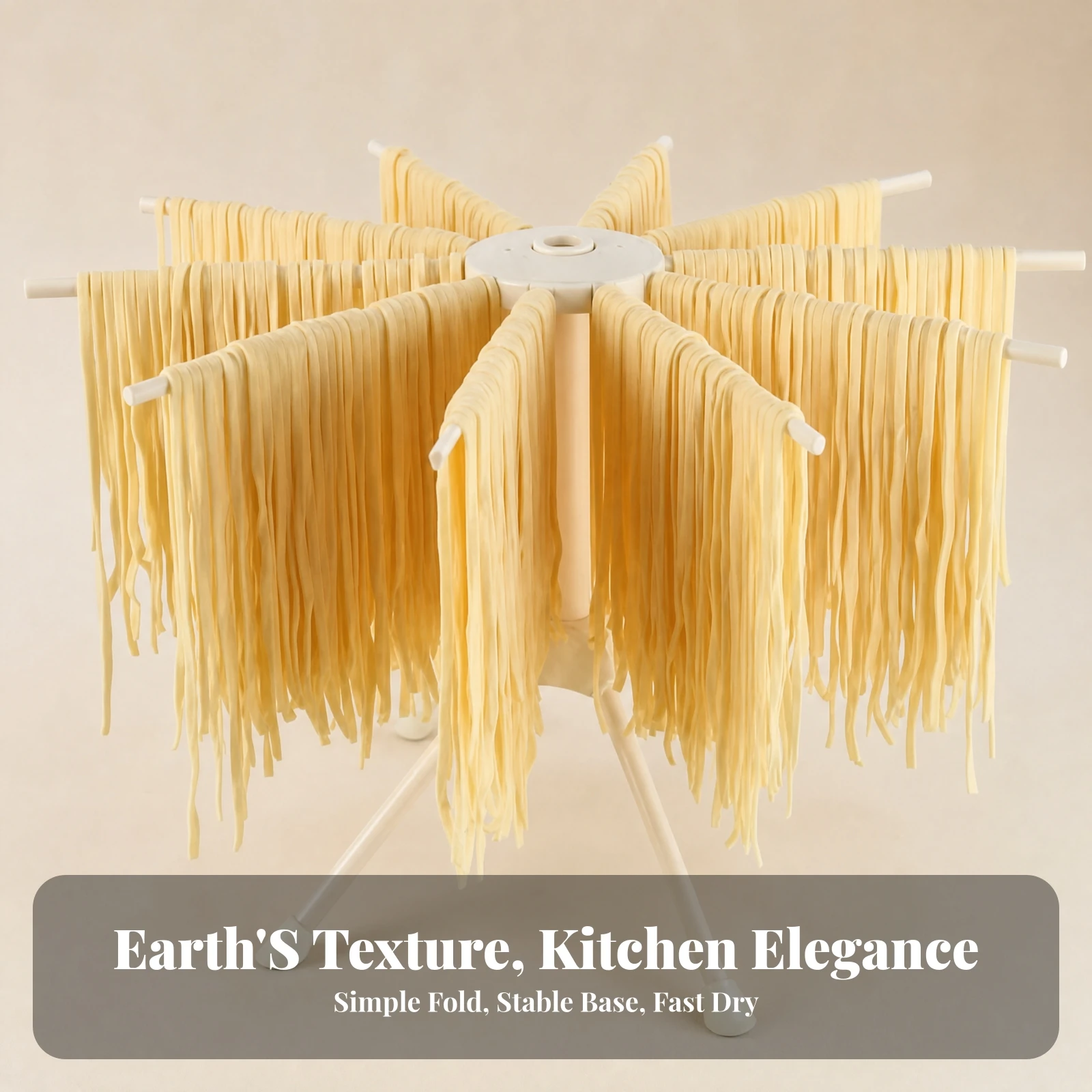 Pasta Making Accessory Stable Freestanding Noodle Drying Rack Kitchen Accessory Compact for Home Cooks