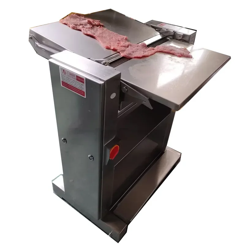 Commercial Meat Slicer for Fresh Beef Bacon Barbecue Slicing Machine Heavy Duty Food Processor for Deli Restaurant Kitchen