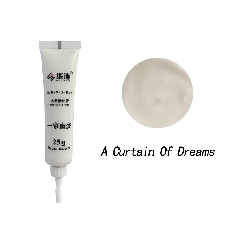 A curtain of dreams Water based wood veneer damage repair paint floor gap filling paste furniture repair paste