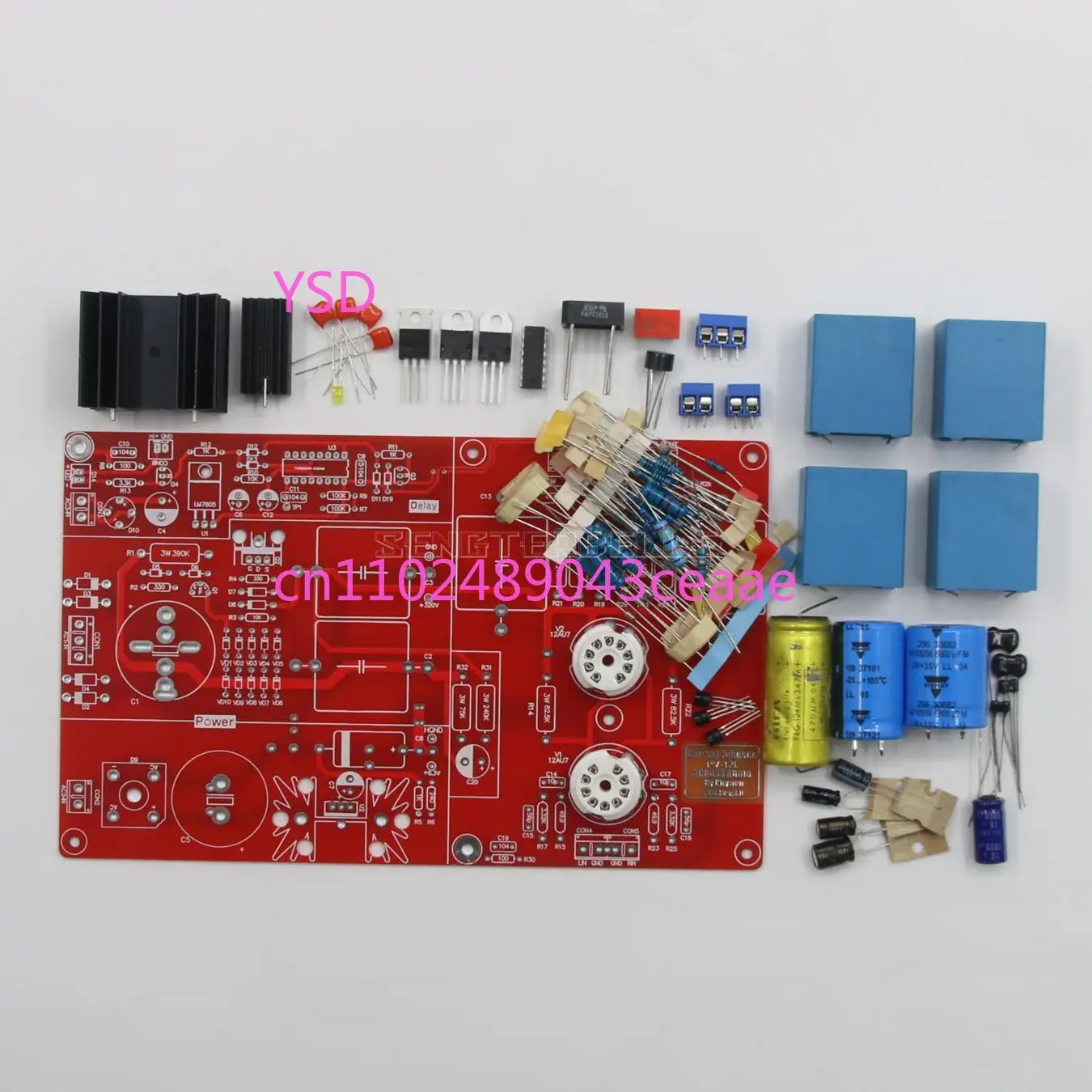Conrad-Johnson PV12 Preamp Circuit 12AU7 Vacuum Tube Audio Board Finished & Kit & PCB Optional 3