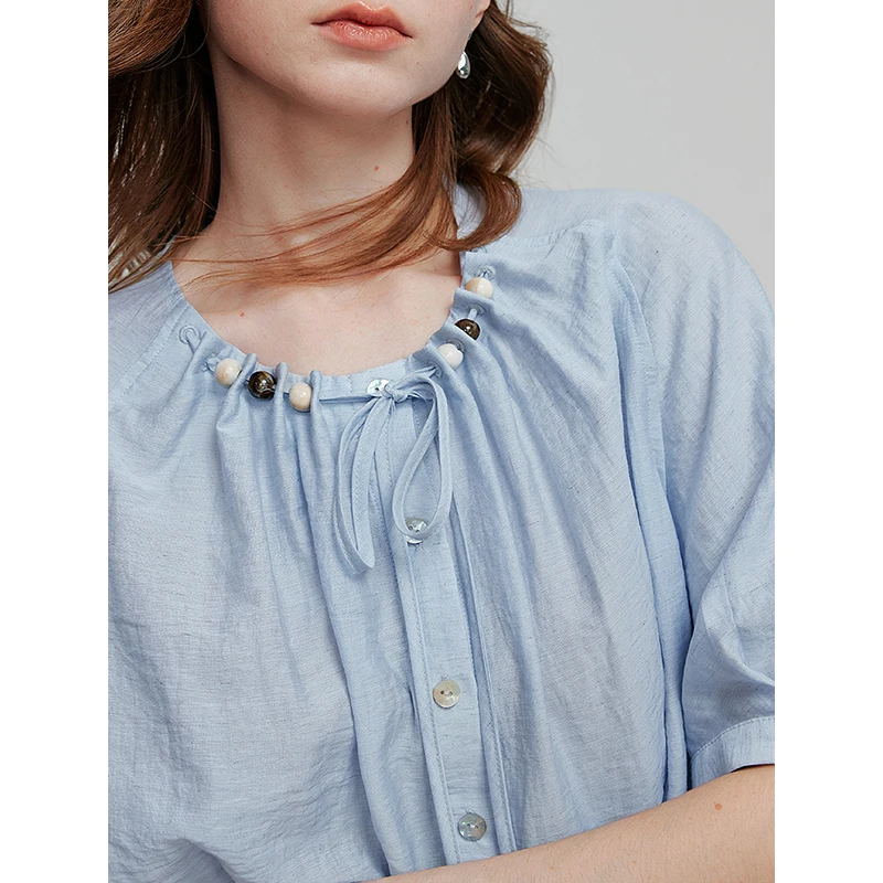 TOYOUTH Women Blouse Shirt 2025 Summer New Shirt 8522004 - Image 4