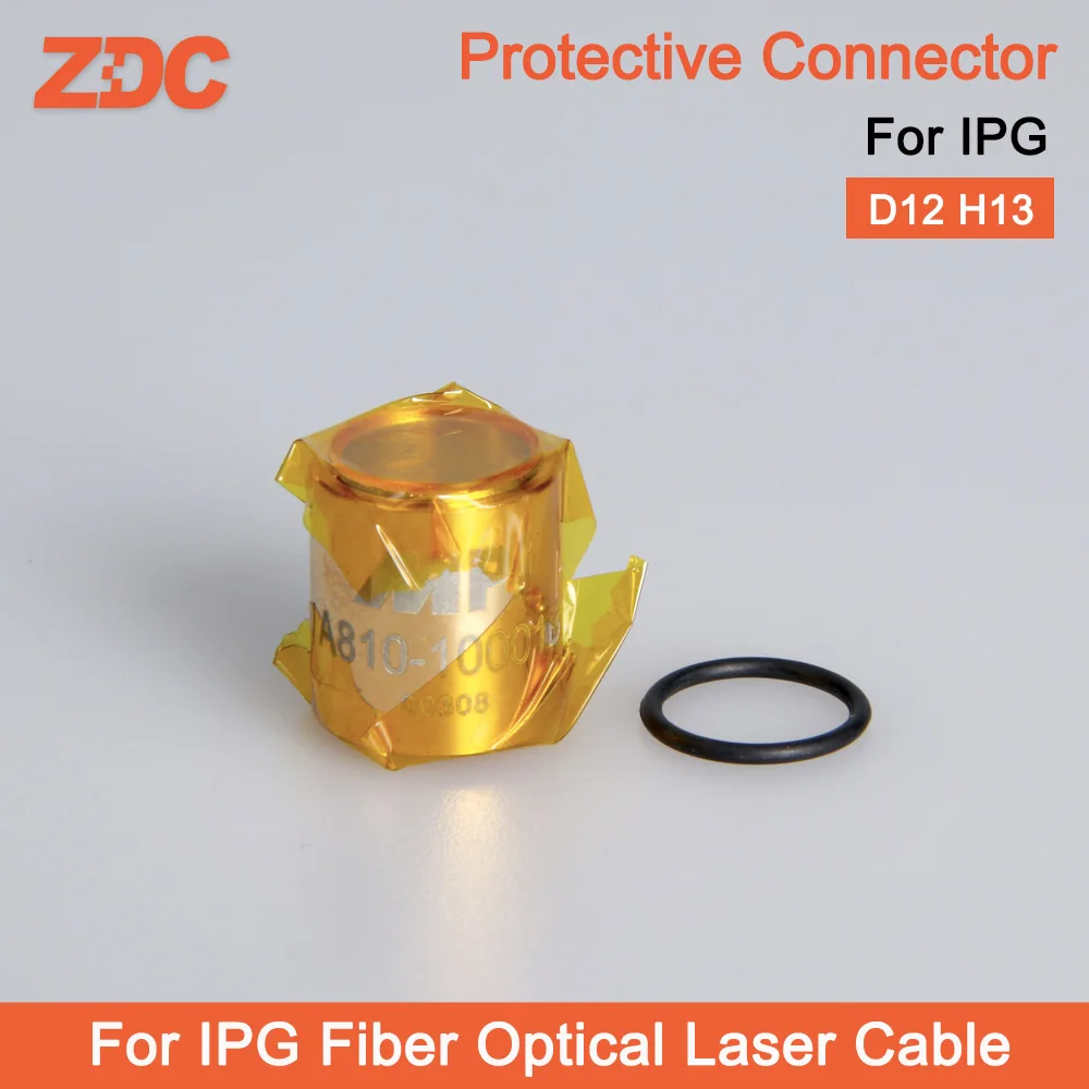 

Output Protective Connector Lens High Quality Laser Source Protection Cap D12H13 3KW For IPG Fiber Laser Source Cutting Machines