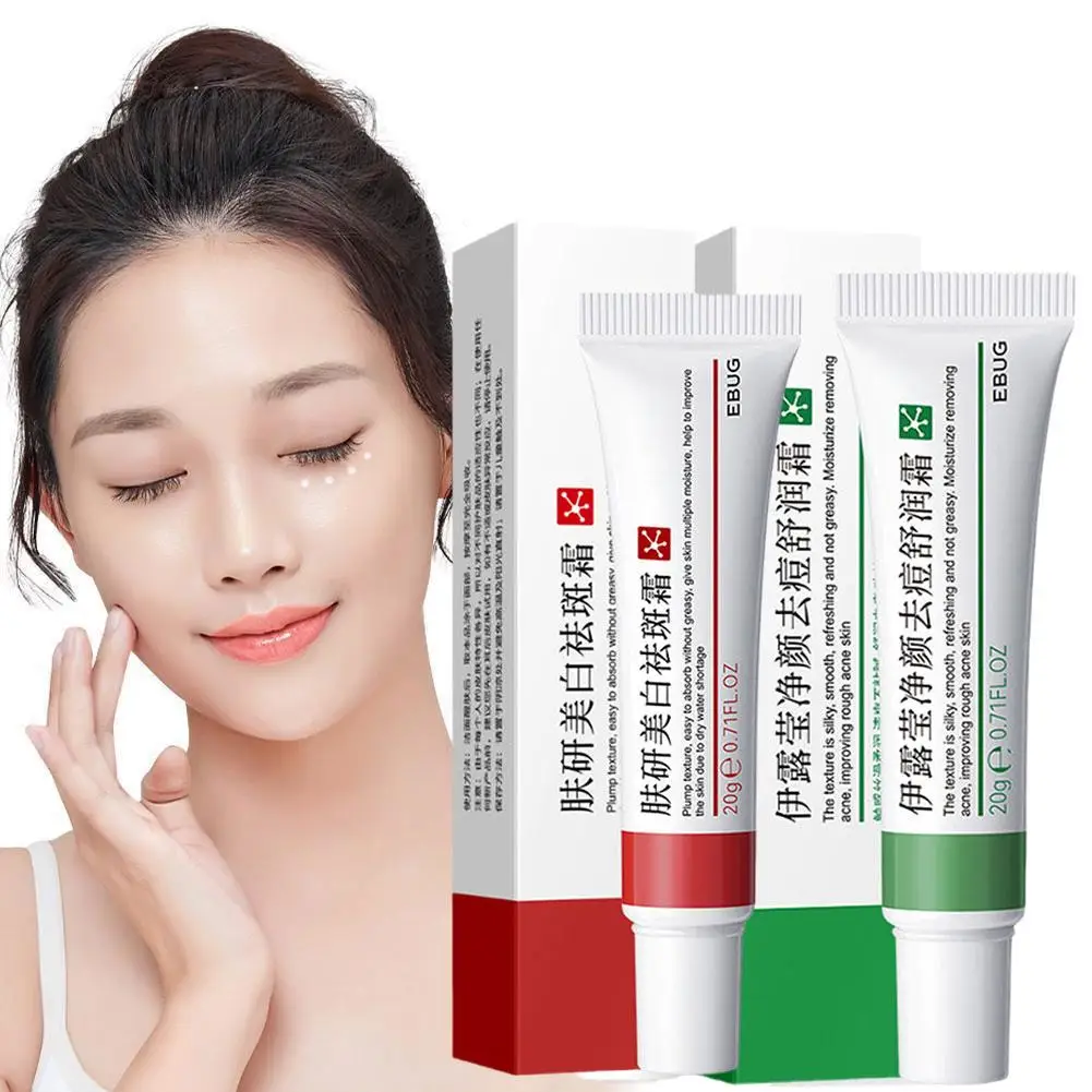 Effective Face Cream Whitening Freckles Acne Treatment Spots Remove Care Nourishing Acne Moisturizing Brightening Skin Tone E6I8